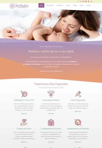 Site da Fertibaby Ceará