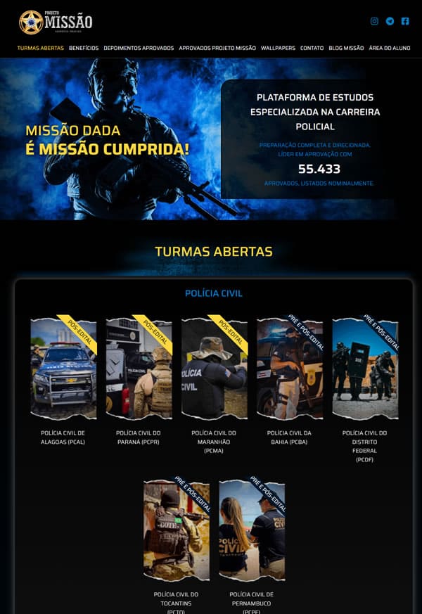 Site do Projeto Missão