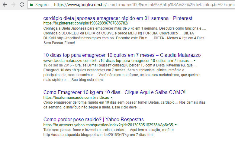 Como descobrir os backlinks de uma página